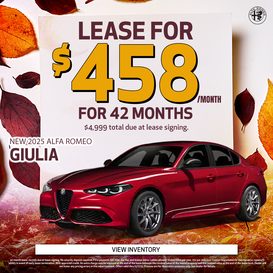 2025 Alfa Romeo Giulia Lease Offer