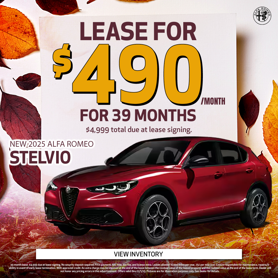 2025 Alfa Romeo Stelvio Lease Offer