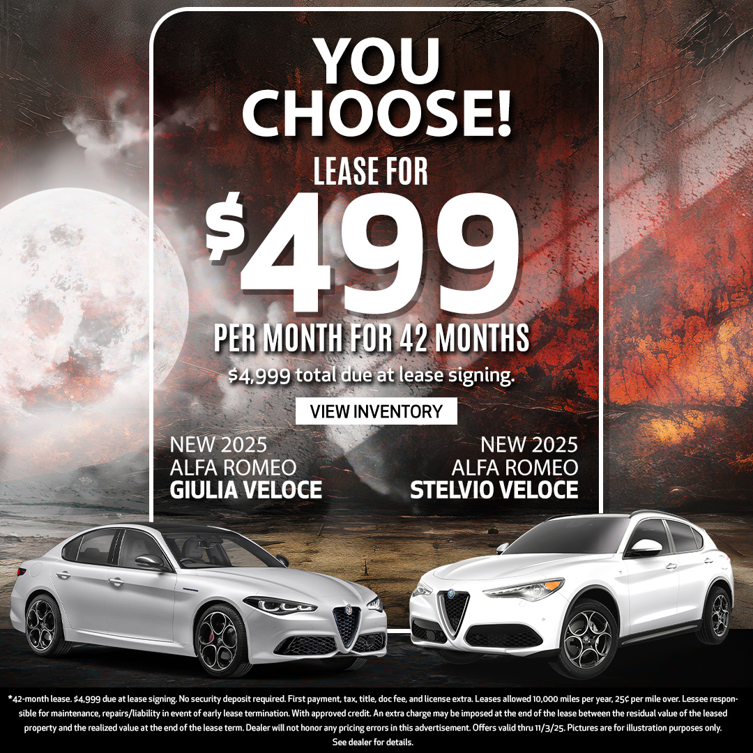 Alfa Romeo you Choose Offer