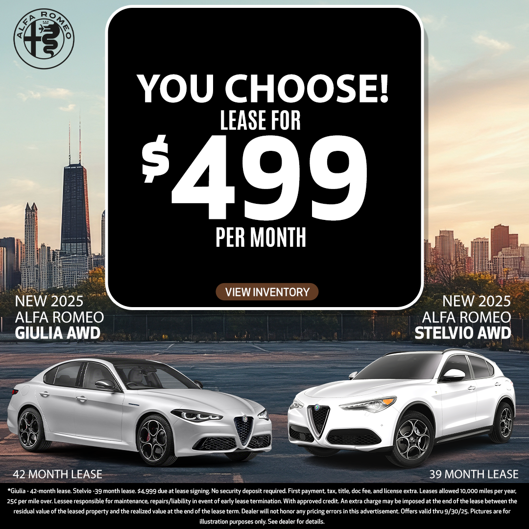 Alfa Romeo Giulia & Stelvio Offer