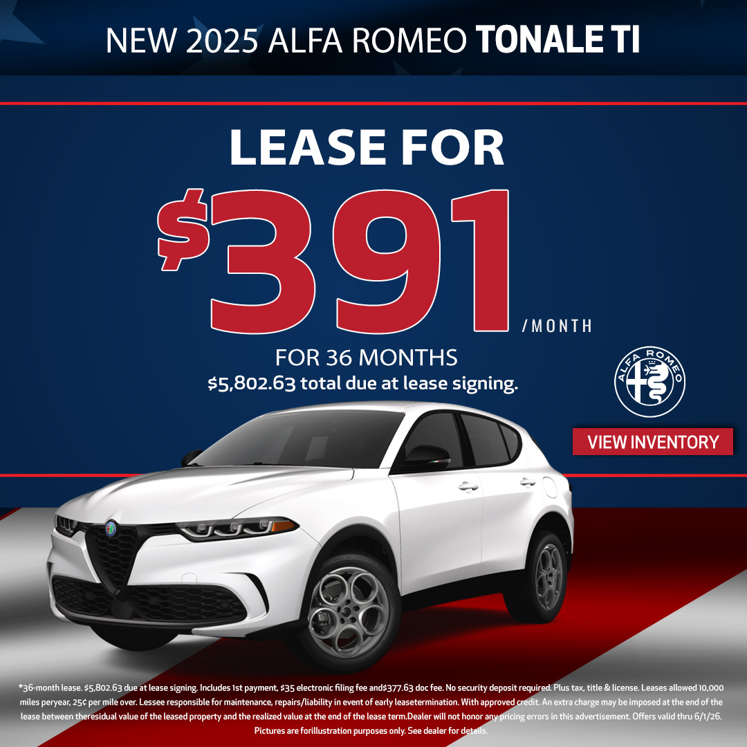 New Alfa Romeo Tonale Offer