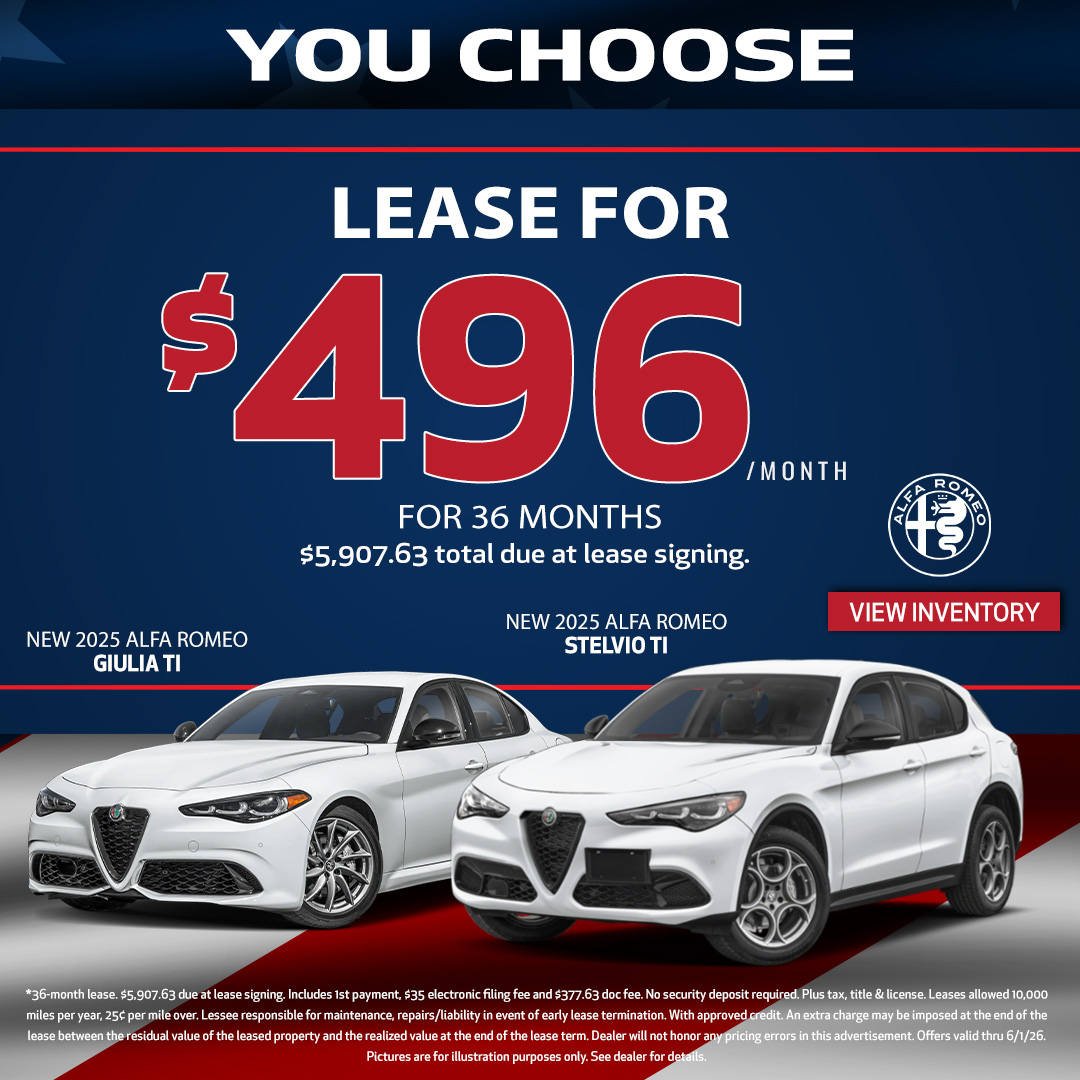 New Alfa Romeo Stelvio Sprint and Giulia Sprint