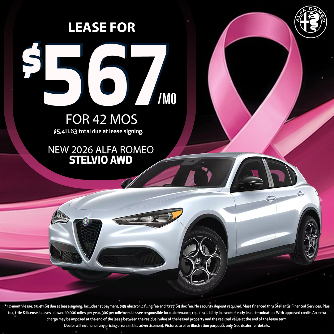 New 2026 Alfa Romeo Stelvio Offer