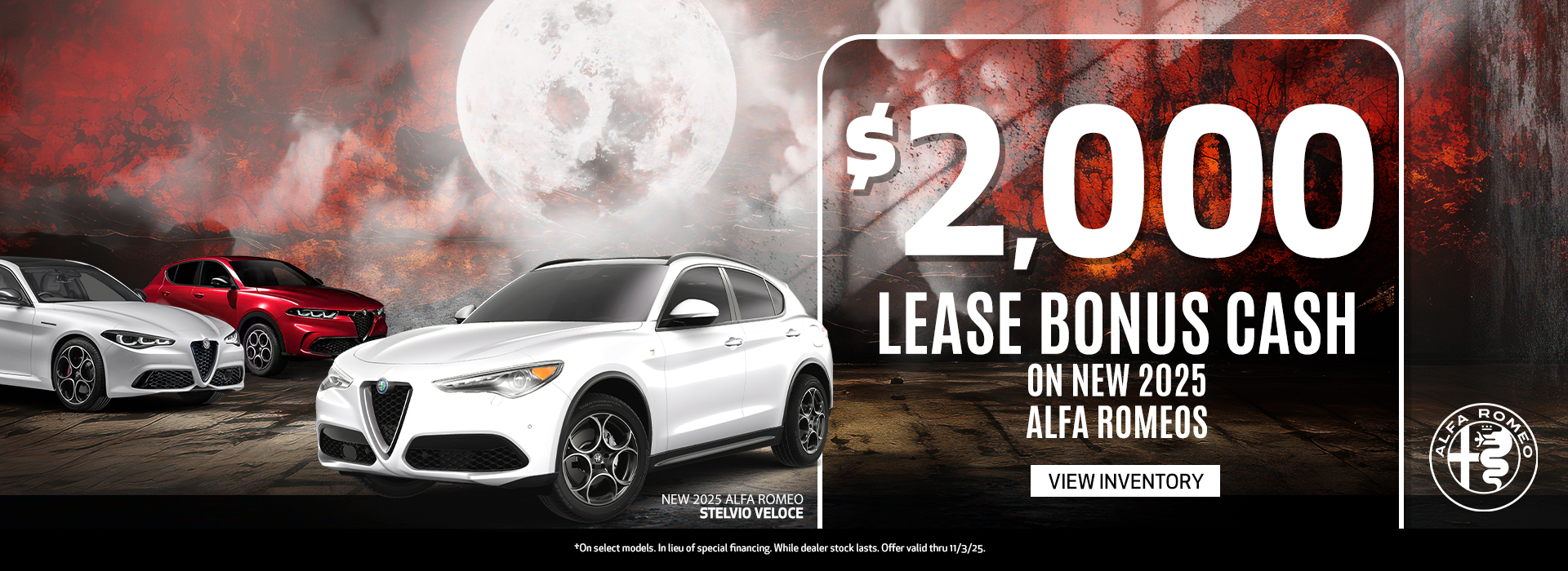 New 2025 Alfa Romeo Bonus Cash