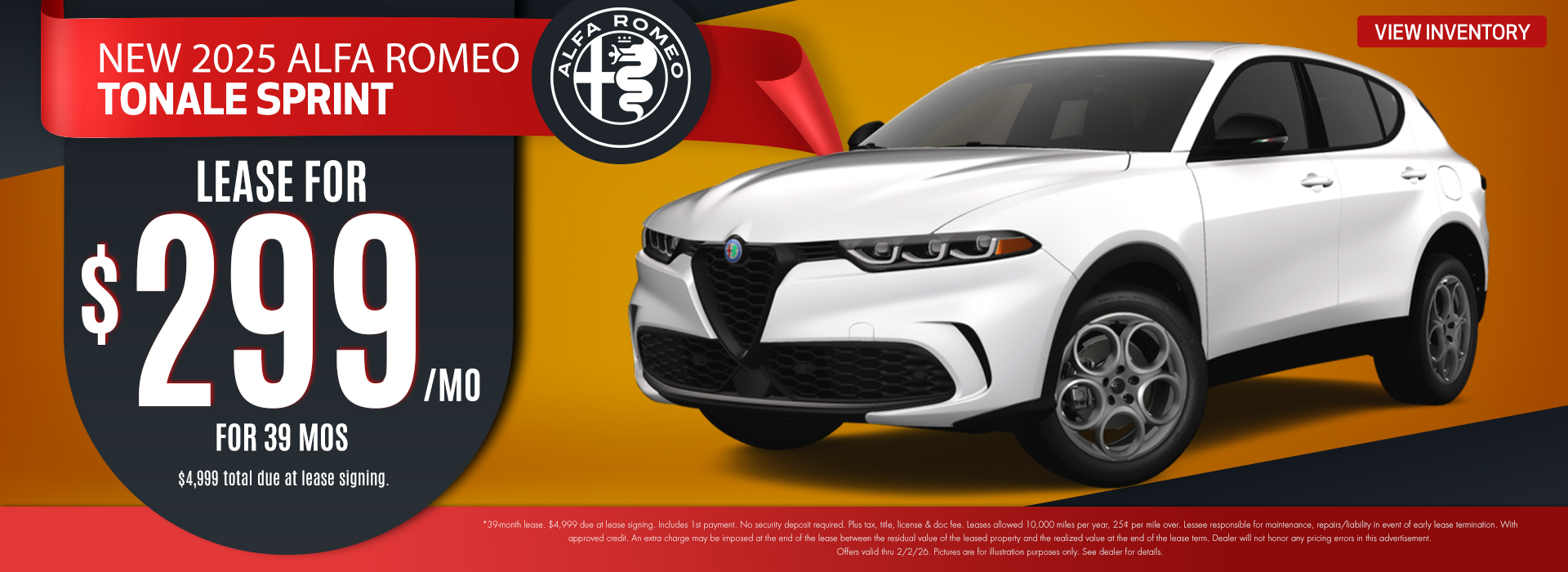 New 2025 Alfa Romeo Tonale Sprint