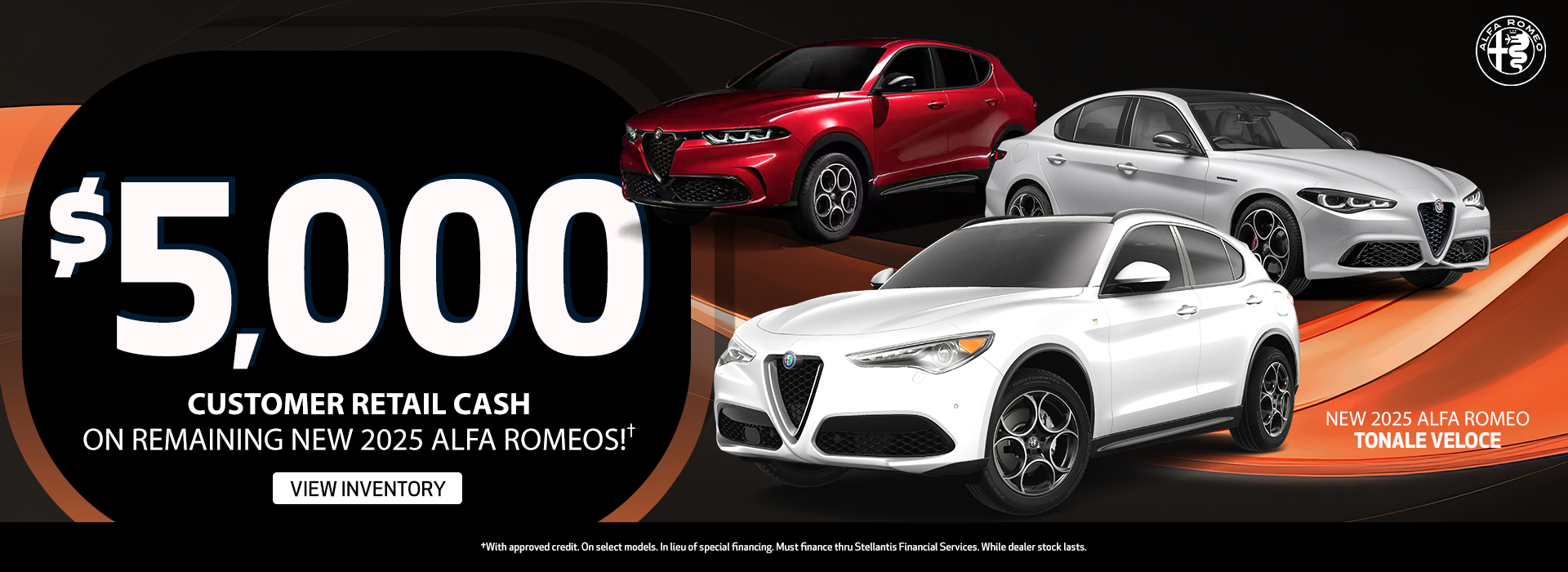 Alfa Romeo Customer Retail Cash Offer